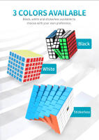 Moyu Meilong 6x6 Cubo Mágico Sin Pegatinas De 61mm Competición WCA Juguetes Educativos Y De Aprendizaje Para Niños Regalo Cubo 6x6 V2 - details 7