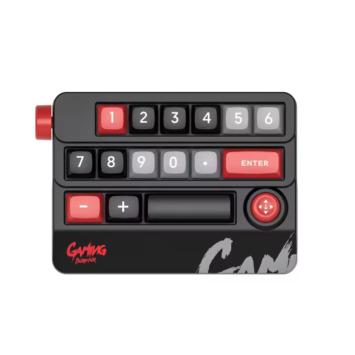 Teclado Gaming Con Programación Macro Rocker Knob RGB Backlight Teclas Programables Wired Hot Swappable Para Desktop Laptop - 1