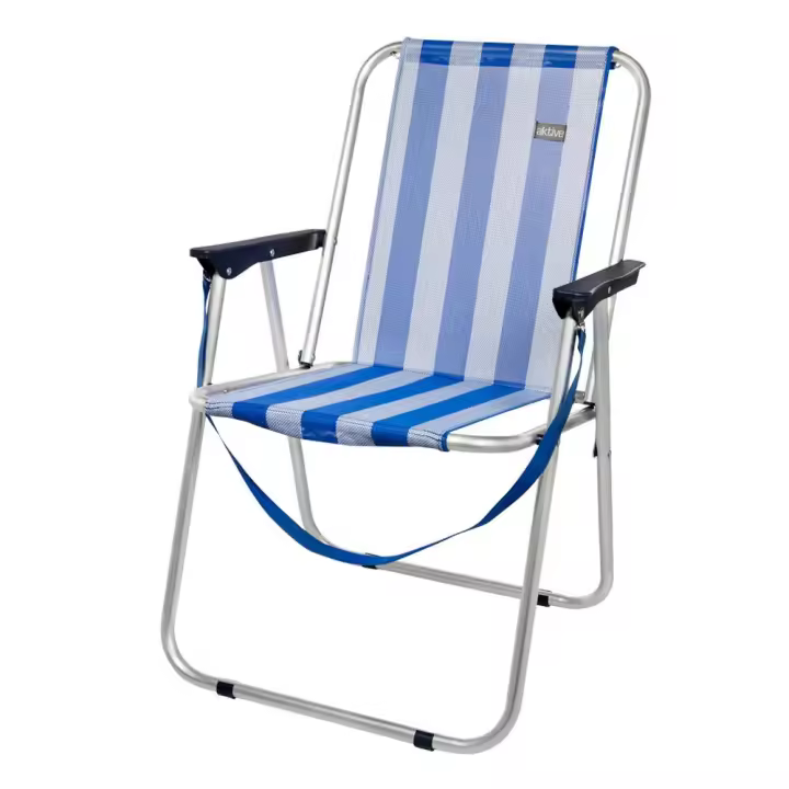 Silla playa aluminio plegable fija Marinera 44X45X76 cm (Color Baby 53951) - 1