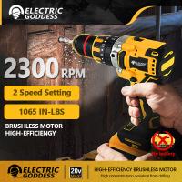 Taladro Inalámbrico Compacto De 2300rpm 1065IN-LBS En Amarillo Y Negro Con Motor Brushless Para Batería DEWALT 20V Herramienta Eléctrica Para DIY En El Hogar - details 0