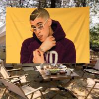 Bandera Colgante De Polyester Con Patrón Creativo De Bad Bunny Bandera Impresa Para Manualidades Y Decoración Del Hogar Tamaño Variado - details 12