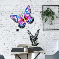 Decoración De Pared Con Mariposas De Metal Arte De Alas Para Balcón Patio Valla Artísticas Y Estéticas Adornos Para Exterior - details 4