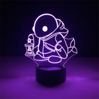 Lámpara De Noche Final Fantasy 3D Anime LED Cloud Strife Lámpara De Decoración Para Dormitorio Iluminador Para Niños Regalo De Cumpleaños - details 11