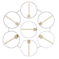 Mallet De Batería De Madera Con Cabeza De Lana Para Baterías Militares Palos De Batería De Madera Para Batería De Snare - details 7