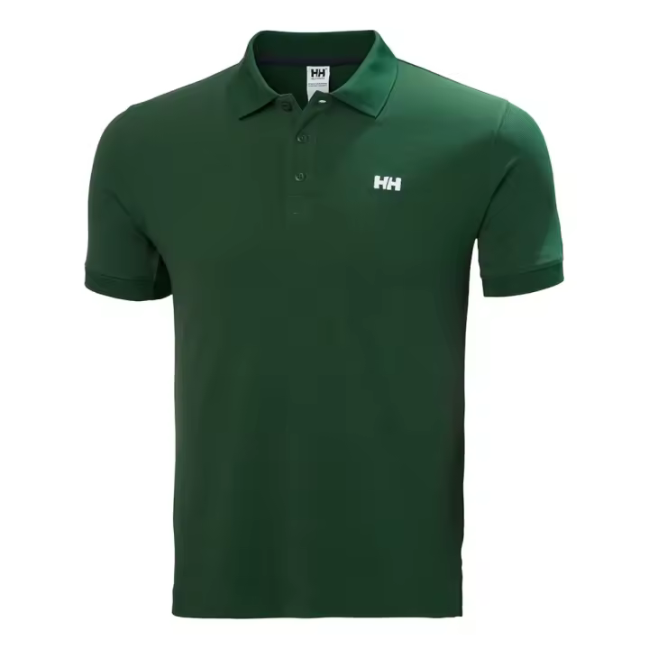 Polo Verde Helly Hansen Driftline De Tacte Manga Corta Con Cuello Y Puño De Las Mangas Acanalados - 1