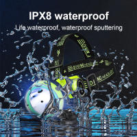 Lámpara De Cara Profesional Para Escuba 2024 Con Luz LED De Alta Potencia 500M IPX8 Submarina Para Pesca Y Rescate Recargable Tipo-C - details 12