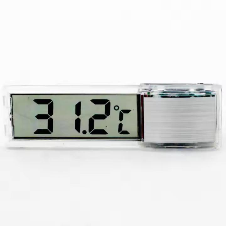 Gauge De Temperatura Electrónico Para Acuario Termómetro Digital De Cristal Líquido 3D Medidor De Agua Para Tanque De Peces Accesorios De Control De Temperatura - 1