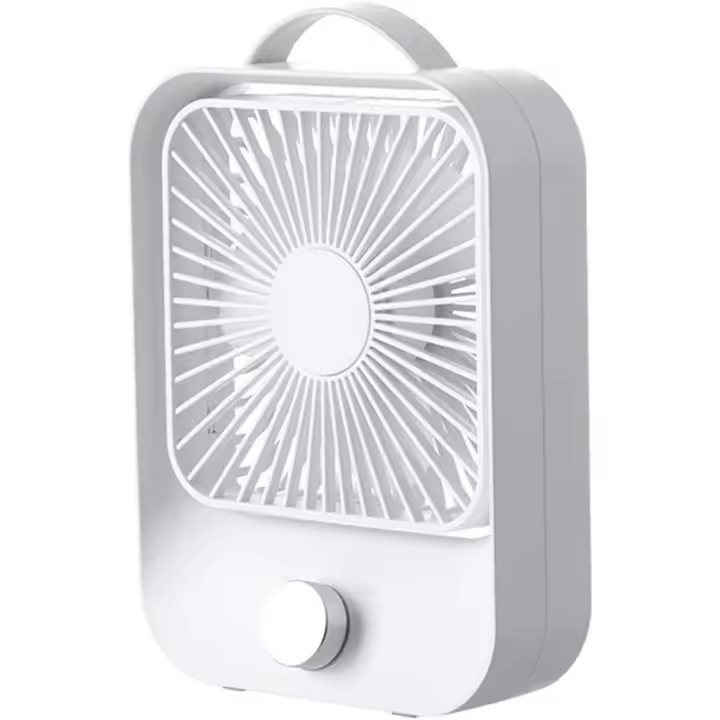 Ventilador de mano, ventilador USB, ventilador de mano, control de velocidad de carga USB, 1 pieza - 1