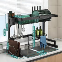 Escurridor para Platos de Cocina lava, escurridor para fregadero con Jaula para Palillos, Escurridor de vajilla para el hogar Organizer de vajilla para el hogar, Organizer de accesorios de cocina de metal - details 0