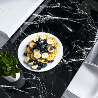 Papel Tapiz Self-adhesivo Para Cocina Impermeable Y Grasoso Decoración Para Armarios Encimera Y Mesa De Trabajo Adhesivo Grueso Para Hogar - details 3