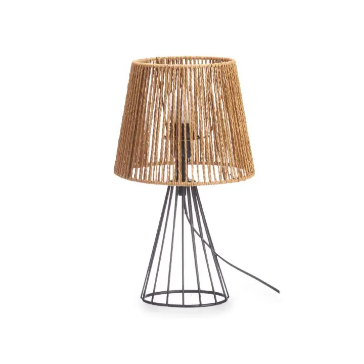 Yaundé - Lámpara de Mesa Moderna Pantalla Cuerda 22 X 22 X 39 Cm - Factory Cuadros - 1