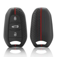 Estuche Para Llaves De Coche Silicone Keychain Holder Funda Para Peugeot 207 208 3008 206 308 508 2008 407 5008 301 Citroen C3 C4 C5 Berlingo - details 3