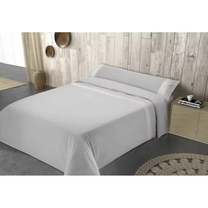 Juego de funda nórdica Pierre Cardin ELISA Gris Cama de 150 2 Piezas 3 Piezas - 1