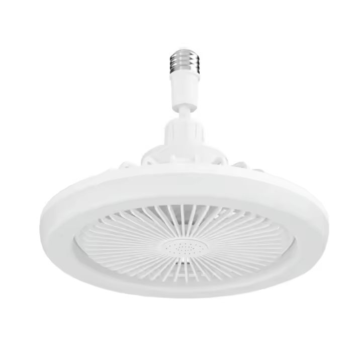 PORCHEDDU Lámpara de ventilador tipo LED Tornillo E27, Bombilla de Bajo consumo Super brillante con mando a distancia, atenuación continua, lámpara de ventilador de techo con cabecero Móvil - 1