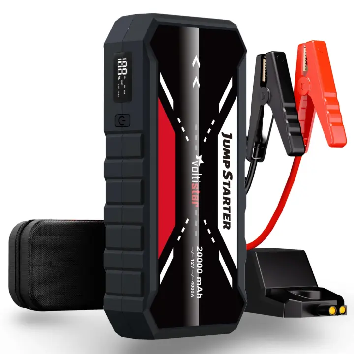 ARRANCADOR DE COCHE 20000MAH INTELIGENTE HASTA 8L GASOLINA Y 5L DIESEL - 1