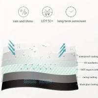 Paraguas Mini Conveniente Portátil Protección Solar Y De Lluvia 99% Tamaño Único Material De Tela De Nylon 190T Plegable Cinco Vezes - details 20