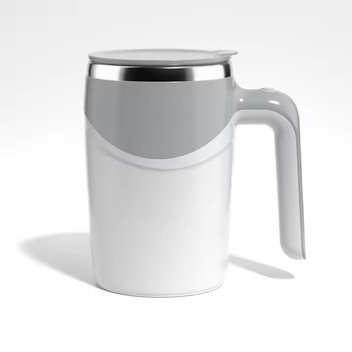 Taza de café de agitación automática, Taza de café de viaje de Maple inoxidable - 1