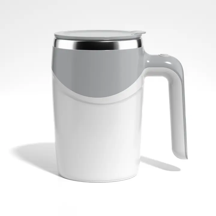 Taza de café de agitación automática, Taza de café de viaje de Maple inoxidable - 1