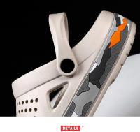 Sandalias con plataforma de camuflaje para hombre, zuecos con suela Eva, a la moda, para verano y exteriores - details 4