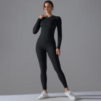 Conjunto De Yoga Deportivo Transpirable Y Estirable Con Control De La Panza Y Modelador Leggings De Glúteos Slimming Top Activo Para Gimnasio - details 11