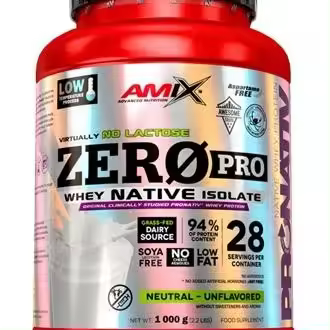 Amix Proteína ZeroPro 1 kg Vainilla-Tartadequeso - 1