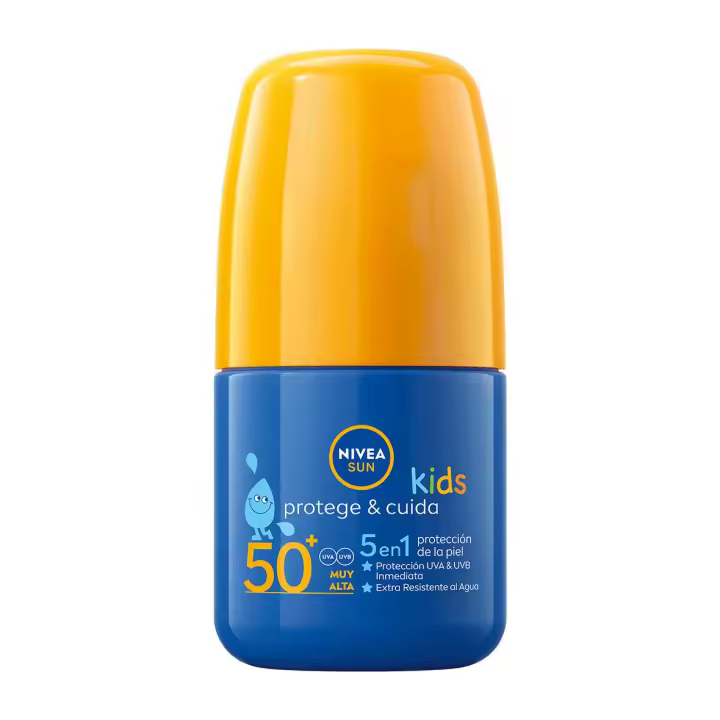 NIVEA SUN FP 50+ Roll on Niños Protege&Cuida - Protección muy alta - 1