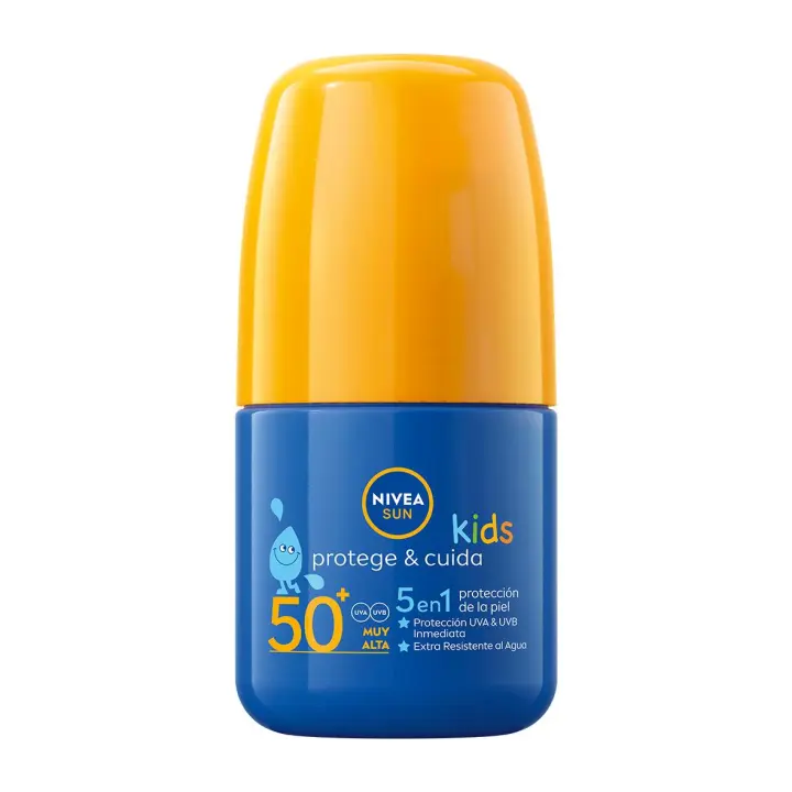 NIVEA SUN FP 50+ Roll on Niños Protege&Cuida - Protección muy alta - 1