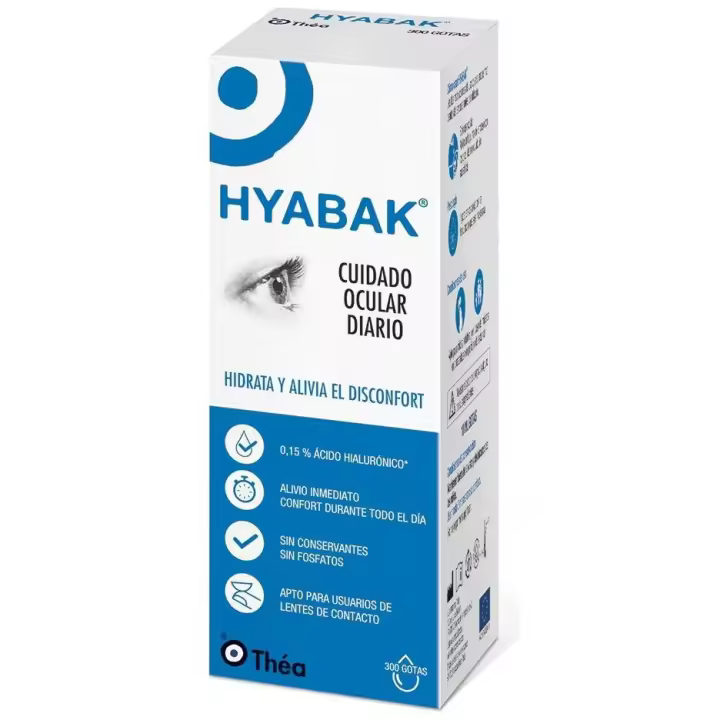 Hyabak Lubricante Ocular Solución 10Ml - 1