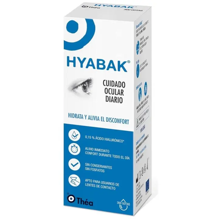 Hyabak Lubricante Ocular Solución 10Ml - 1