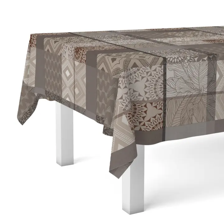 Valentia Home Mantel Hule Empo  Mantel Estampado Antimanchas  Mantel Repelente de Agua  Mantel Protección Mesa  Mantel al Corte para Comedor o Cocina  Varios tamaños  Mantel Rectangular y Redondo al Corte - 1