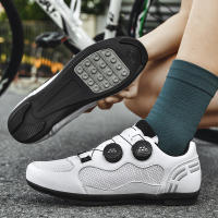 Zapatos De Ciclismo Para Hombre MTB Transpirables Negros Con Plataforma Plana Y Cierre De Bloqueo Libre Material De Suela De Goma Cómodos Para Bicicleta De Montaña Y Zapatillas De Ciclismo - details 24