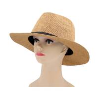 Kebedo Moda Sombrero de Paja Panamá de Verano Plegable UPF 50, Gorro Hombre, Mujer de Playa, Sombrero Unisex para el Sol, Playa, Viaje, Fiesta, Piscina, Fedora de ala Ancha Marrón Talla única ajustable 58-59CM - details 0