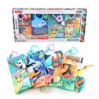 Juguete Educativo Para Bebés 0-6 Meses Libro De Tela Con Rompecabezas Y Anillo Sonoro Interactivo Para Padres E Hijos Material De Tela Seguro Para Bebés - details 0