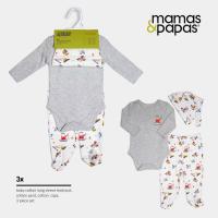 Ropa infantil de otoño para mamá y bebé, camiseta de manga larga con estampado de dibujos animados para el hogar, caja de regalo de cinco piezas de colores combinados - details 24