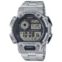 Reloj CASIO QUARTZ ALARMS WATCH AE-1400WHD-1AV world time - 10 year battery - alarmas 100m water resist - details 0