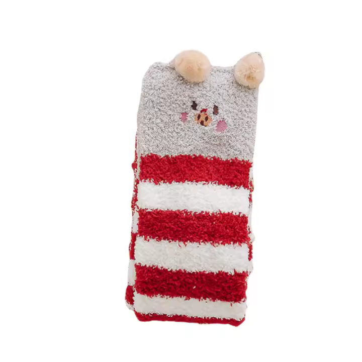 Calcetines Largos De Pierna Para Mujer Suaves Y Cálidos Con Dibujos Animados Comodidad Y Estilo De Calidad Superior - 1