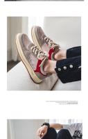 Zapatos De Cuero Para Hombre Zapatillas De Correr Y Caminar Moda Casual Comodidad En Skateboarding Tenis De Cricket Jóvenes - details 7