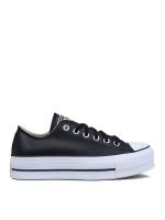 Converse CHUCK TAYLOR ALL STAR LIFT CLEAN -OX Deportivas Con Plataforma Mujer Negro - details 4