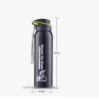 Botella De Agua Para Bicicleta 500ML Acero Inoxidable Termo Doble Capa Con Pajita Para Ciclismo Resistente a Químicos Origien Mainland China - details 4