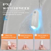 Lámpara De Noche LED Con Sensor De Movimiento Recargable Para Inodoro Dormitorio Pasillo Escaleras Armario Baño Luz De Pie - details 6