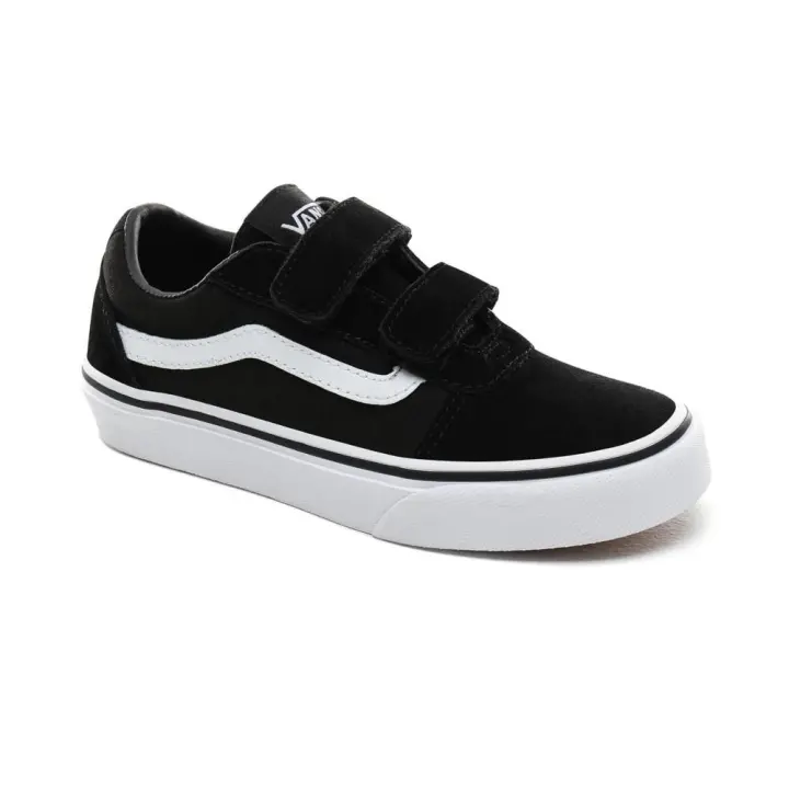 Zapatillas Vans Ward Suede Canvas Negro Blanco Td Vn0A4Btfiju1 Sneacker Niños - 1