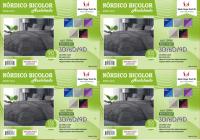 EDREDON Relleno Nórdico para Invierno Edredón Nórdico BICOLOR ACOLCHADO REVERSIBLES 2 EN 1 GROSOR 460 gr/m² cama 90CM,105CM,135CM,150CM 180-240CM x 260 cm, de Fibra poliester indeformables ,  Transpirable,Suave y antiácaros OJO ENVIO COLOR ALEATORIOS - details 0