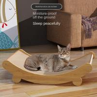 Silla De Descanso Para Gato Extra Grande Nido De Mascota Cama De Sisal Para Gatos Que No Descarta Polvo Tres Rondas De Pecho Madera Sofá Para Gatos - details 4