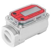 Medidor Electrónico de flujo de combustible de Turbina para diesel y queroseno, with digital LCD pantalla, entrada/Salida FNPT de 1 "(Rojo LLW-25) - details 0