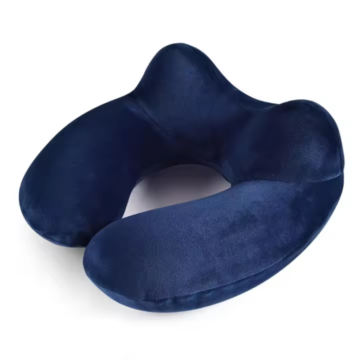 Almohada de Viaje para las cervicales, cojín Inflable del Viaje, Antifaz, Tapón, Bolsa de Transporte - 1