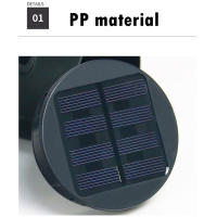 Lámpara Solar Para Jardín Control Inteligente Impermeable Decoración De Camino Luz Nocturna Para Jardín Fuente De Energía Solar ABS LED Moderno - details 10