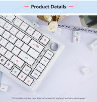 Keycaps De PBT 127 Teclas Tema Neón XDA Perfil ISO Para Teclado Mecánico RGB Compatible Con Cherry MX Switch Layout Inglés Y Coreano - details 8