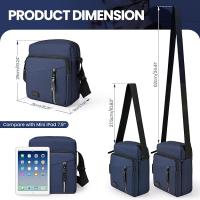 Bolso Cruzado Bolso lateral Pequeño impermeable para hombre con Correa ajustable, Oxford y poliéster - details 0