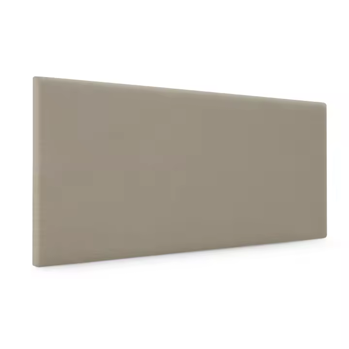 DHOME Cabecero de Lino Natural Liso Cabezal Tapizado Cama Dormitorio Moderno Top Trending (Tierra Lino) - 1