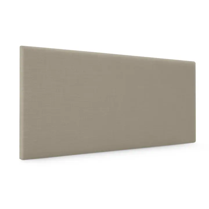 DHOME Cabecero de Lino Natural Liso Cabezal Tapizado Cama Dormitorio Moderno Top Trending (Tierra Lino) - 1